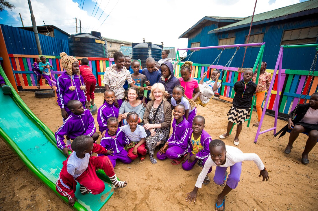 Children in Mathare, Kenya